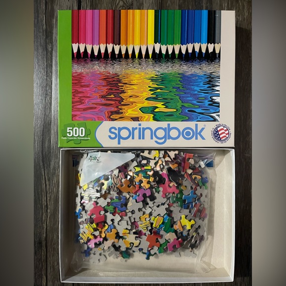 Springbok Pencil Pushers 500 piece Jigsaw Puzzle 🧩 - Picture 2 of 3